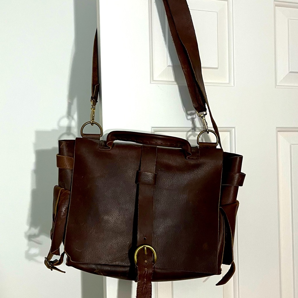Vintage retro leather bag